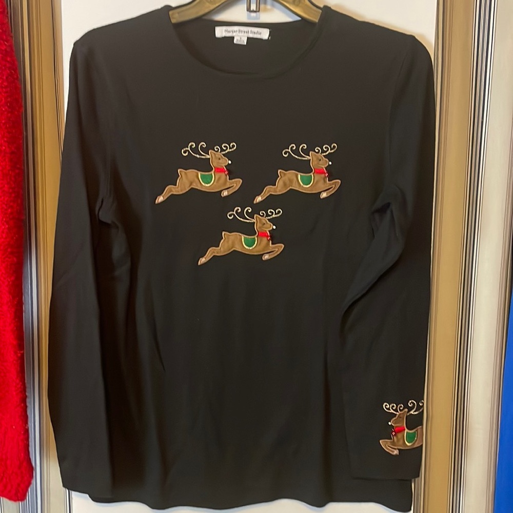 Black  Christmas top,Mercer Street studio